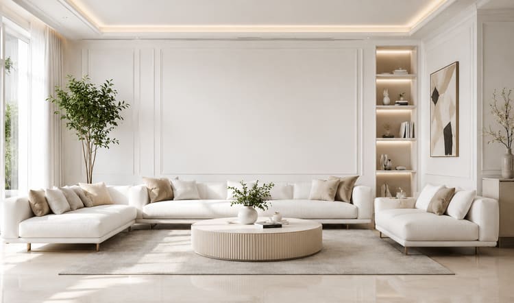Beautifully designed interior by Awadh Interior Designer